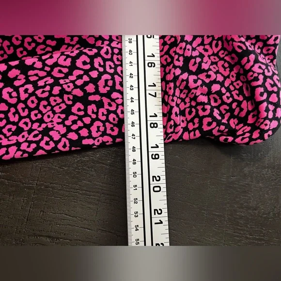 Ellen Tracy Large Black Pink Nighty Coquette Feminine Graphic Print Sleepwear - Picture 8 of 8